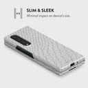 Glacial Desert - White Snakeskin Samsung Galaxy Z Fold 3 Case 4
