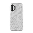 Glacial Desert - White Snakeskin Samsung Galaxy A13 4G Case 1
