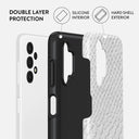 Glacial Desert - White Snakeskin Samsung Galaxy A13 4G Case 2