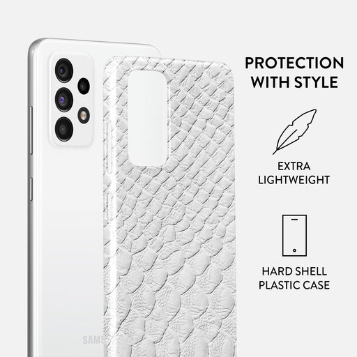 Glacial Desert - White Snakeskin Samsung Galaxy A72 4G / 5G Case 2