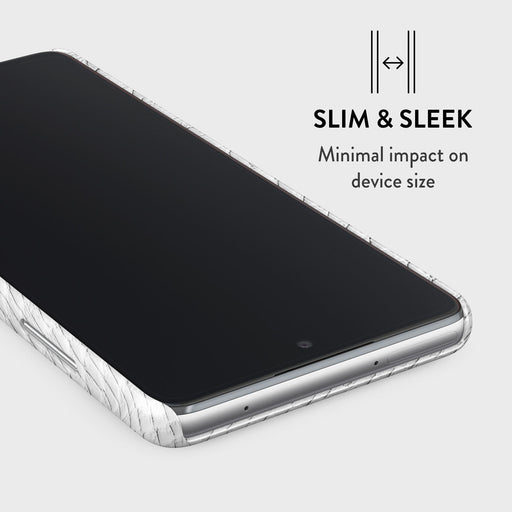 Glacial Desert - White Snakeskin Samsung Galaxy A72 4G / 5G Case 4