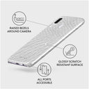 Glacial Desert - White Snakeskin Samsung Galaxy A40 Case 3
