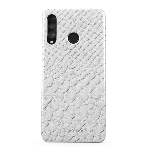 Glacial Desert - White Snakeskin Huawei P30 Lite Case 1