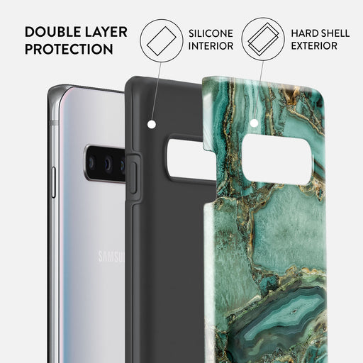 Ubud Jungle - Turquoise Samsung Galaxy S10 Plus Case 6