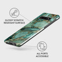 Ubud Jungle - Turquoise Samsung Galaxy S10 Plus Case 7