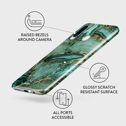 Ubud Jungle - Turquoise Huawei P30 Lite Case 3