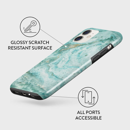 Uluwatu Waves - Teal iPhone 11 Case 7