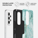 Uluwatu Waves - Teal Samsung Galaxy A33 Case 2