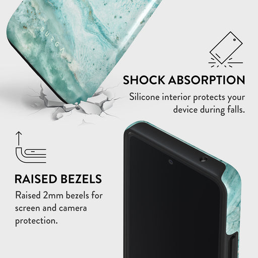 Uluwatu Waves - Teal Samsung Galaxy A33 Case 4