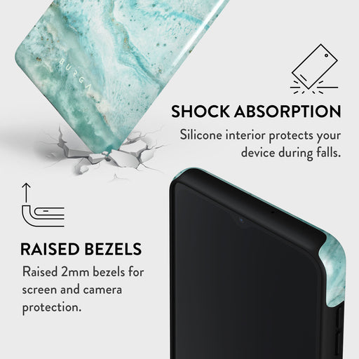 Uluwatu Waves - Teal Samsung Galaxy A12 4G Case 8