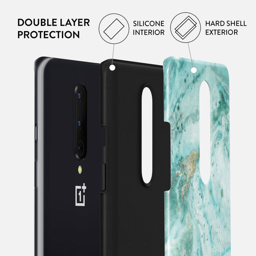 Uluwatu Waves - Teal OnePlus 8 Case 2