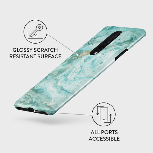 Uluwatu Waves - Teal OnePlus 8 Case 3