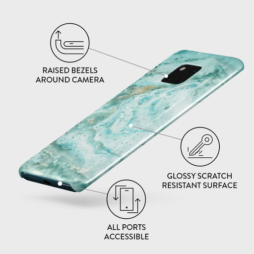 Uluwatu Waves - Teal Huawei Mate 20 Pro Case 3
