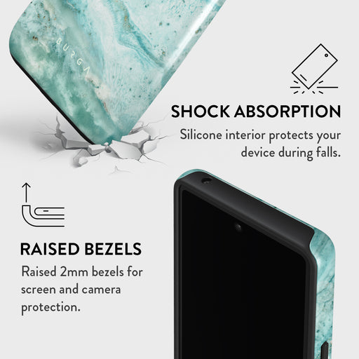 Uluwatu Waves - Teal Google Pixel 7 Case 4