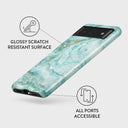 Uluwatu Waves - Teal Google Pixel 6 Case 3