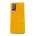 Canary Yellow - Snake Skin Samsung Galaxy Note 20 4G / 5G Case 1