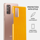 Canary Yellow - Snake Skin Samsung Galaxy Note 20 4G / 5G Case 2