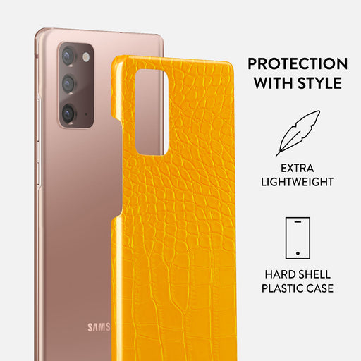 Canary Yellow - Snake Skin Samsung Galaxy Note 20 4G / 5G Case 2