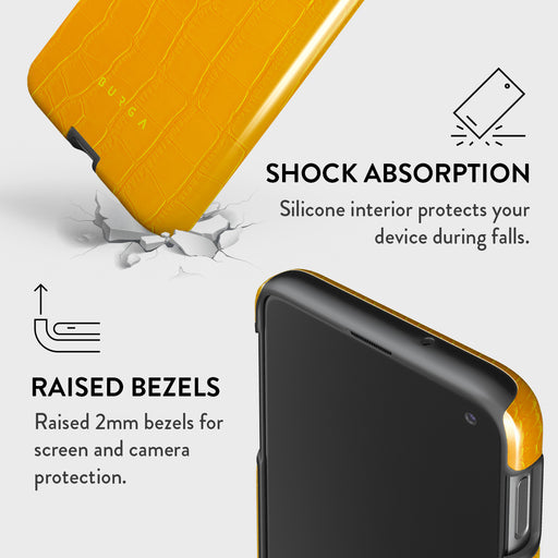 Canary Yellow - Snake Skin Samsung Galaxy S10E Case 8
