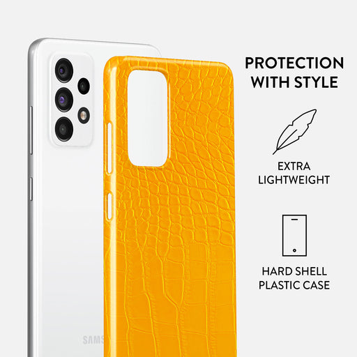Canary Yellow - Snake Skin Samsung Galaxy A52 / A52S 4G / 5G Case 2