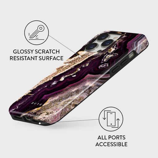 Purple Skies - Marble iPhone 13 Pro Max Case 7