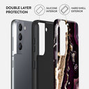 Purple Skies - Marble Samsung Galaxy S21 Case 6