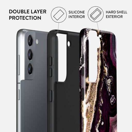 Purple Skies - Marble Samsung Galaxy S21 Case 6