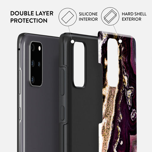Purple Skies - Marble Samsung Galaxy S20 Plus 4G / 5G Case 6