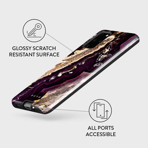 Purple Skies - Marble Samsung Galaxy S20 Plus 4G / 5G Case 7