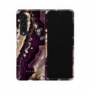 Purple Skies - Marble Samsung Galaxy Z Fold 3 Case