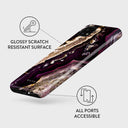 Purple Skies - Marble Samsung Galaxy A22 5G Case 3