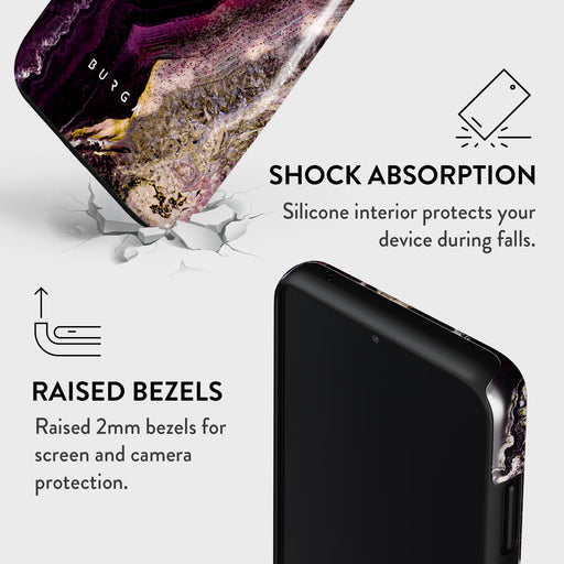 Purple Skies - Marble Samsung Galaxy A22 5G Case 4
