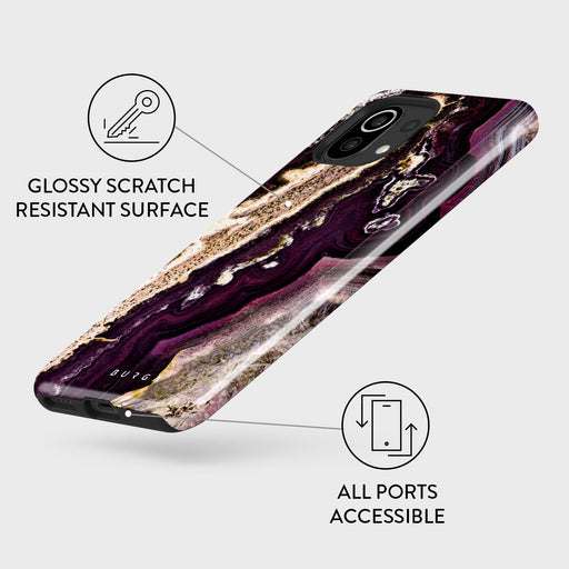 Purple Skies - Marble Xiaomi 11 Lite 5G NE Case 3
