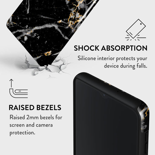 Make A Wish - Gold Marble Samsung Galaxy A12 4G Case 8