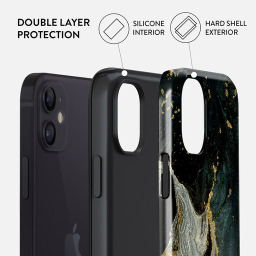 Northern Lights - Marble iPhone 12 Case 6