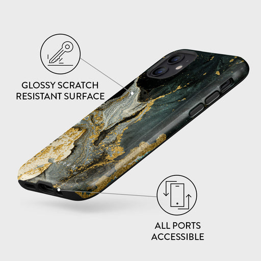 Northern Lights - Marble iPhone 12 Case 7