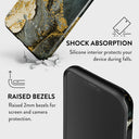 Northern Lights - Marble iPhone 12 Pro Case 8