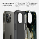 Northern Lights - Marble iPhone 12 Pro Case 6