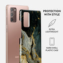 Northern Lights - Marble Samsung Galaxy Note 20 4G / 5G Case 2