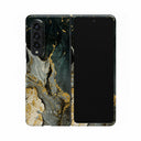 Northern Lights - Marble Samsung Galaxy Z Fold 3 Case