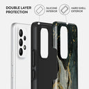 Northern Lights - Marble Samsung Galaxy A33 Case 2