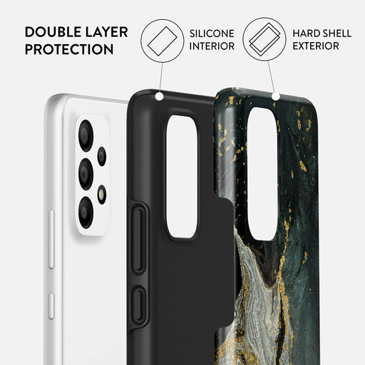 Northern Lights - Marble Samsung Galaxy A33 Case 2