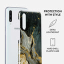 Northern Lights - Marble Samsung Galaxy A50 Case 2