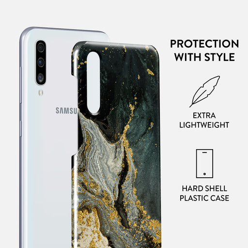 Northern Lights - Marble Samsung Galaxy A50 Case 2