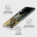 Northern Lights - Marble Samsung Galaxy A50 Case 3