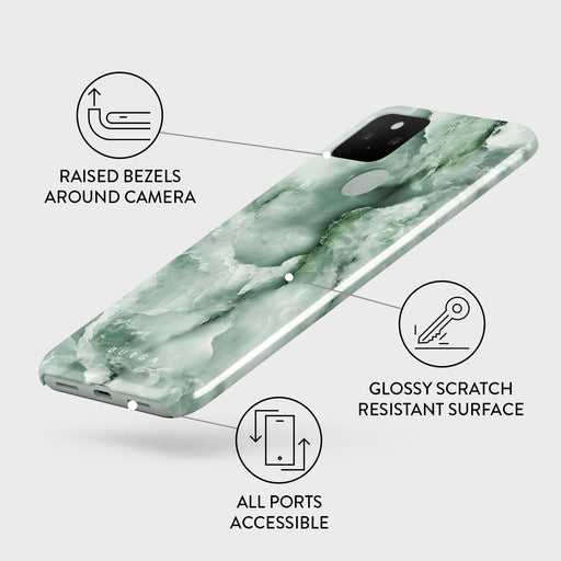 Pistachio Cheesecake - Green Google Pixel 5 Case 3