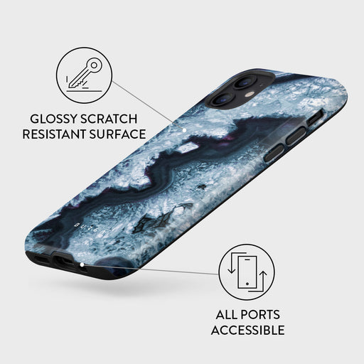 Frozen Lake - Gray Marble iPhone 12 Case 7