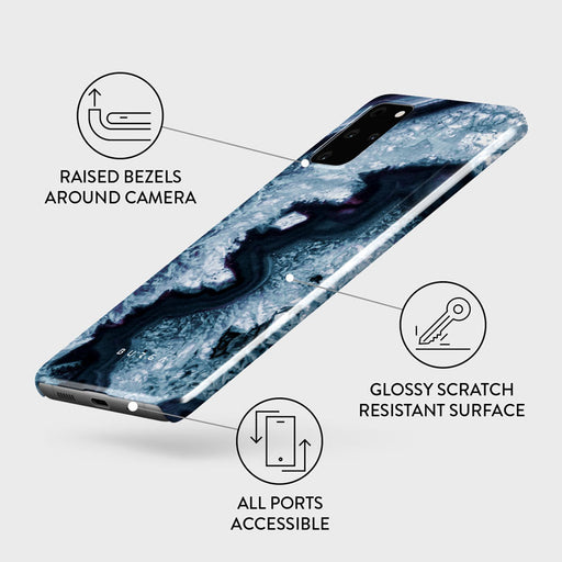 Frozen Lake - Gray Marble Samsung Galaxy S20 Plus 4G / 5G Case 3