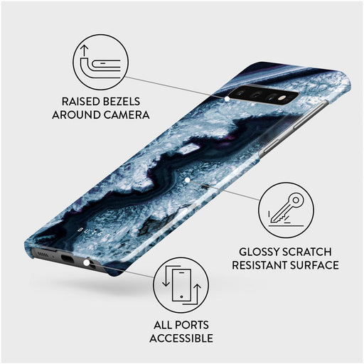Frozen Lake - Gray Marble Samsung Galaxy S10 Plus Case 3