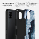 Frozen Lake - Gray Marble Samsung Galaxy A22 5G Case 2
